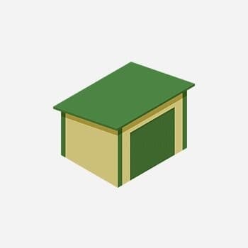 an example of a garden shed for removal and disposal
