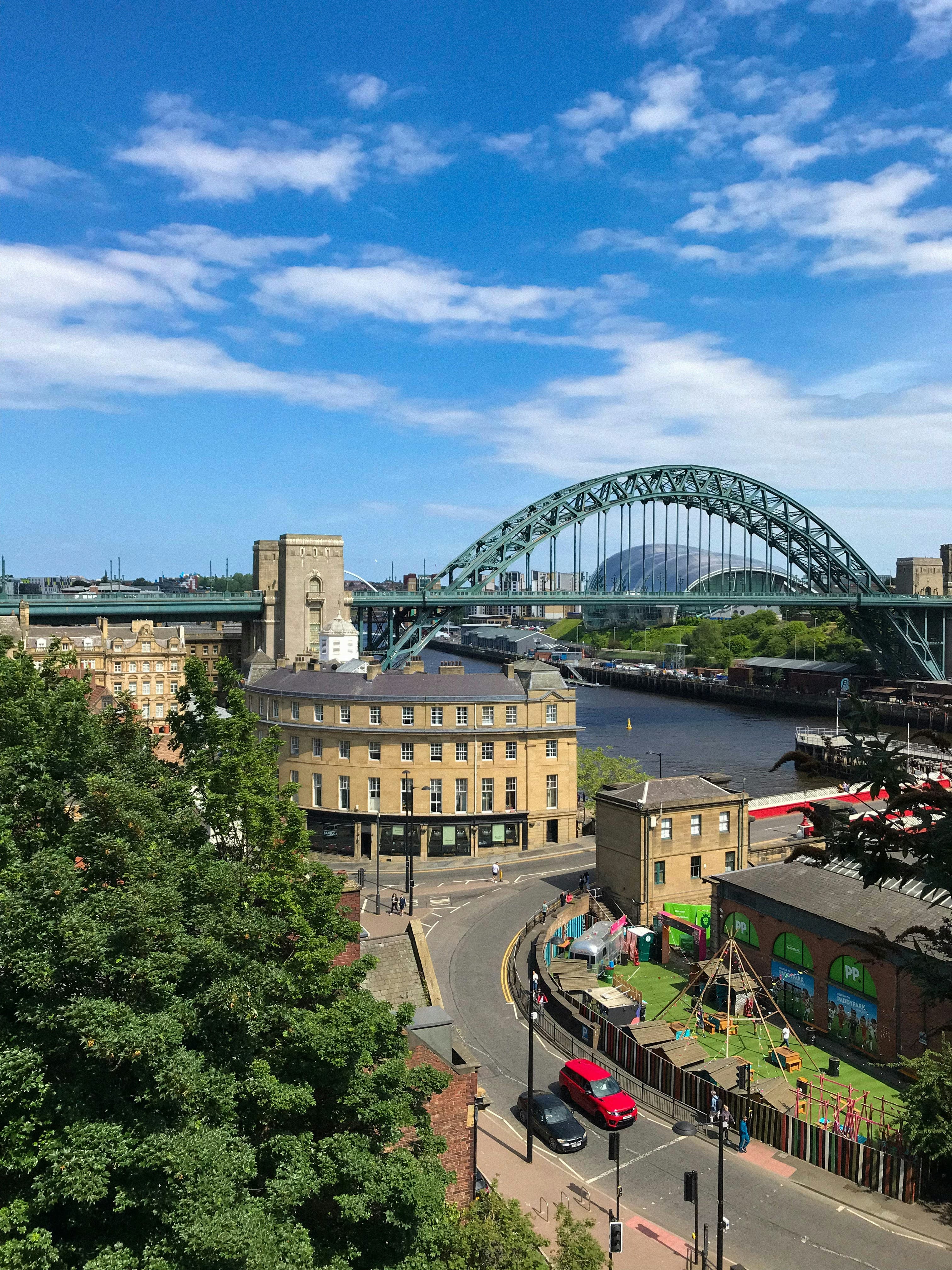 The Tyne Bridge and Newcastle’s riverside skyline