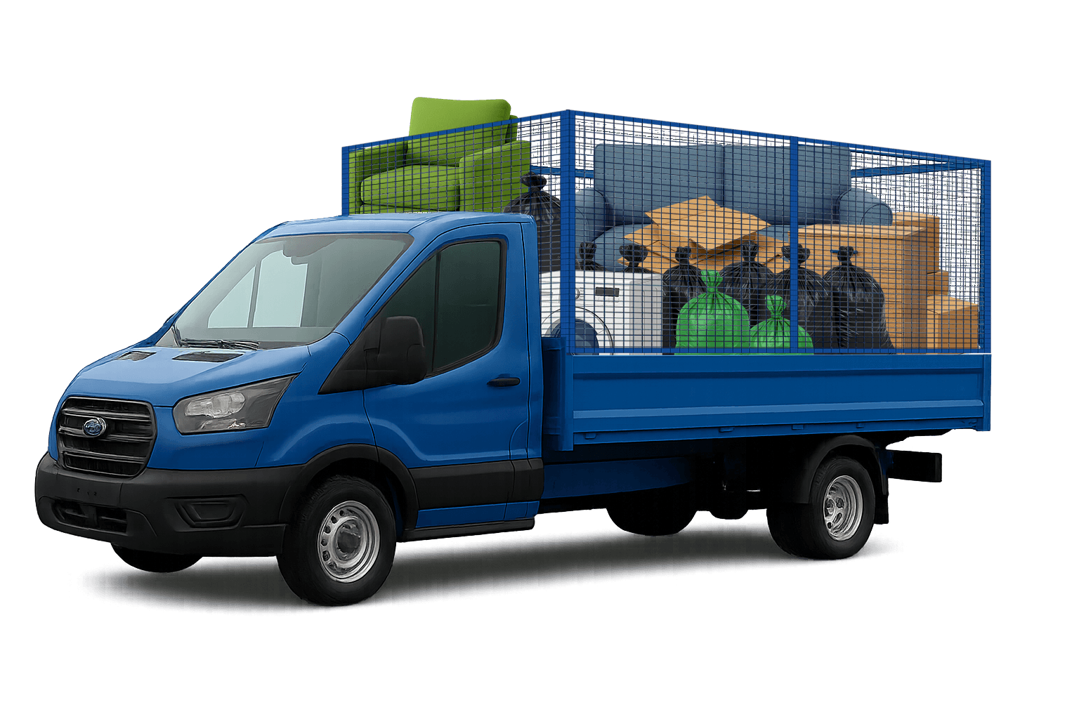 an example of large man and van waste disposal in london service