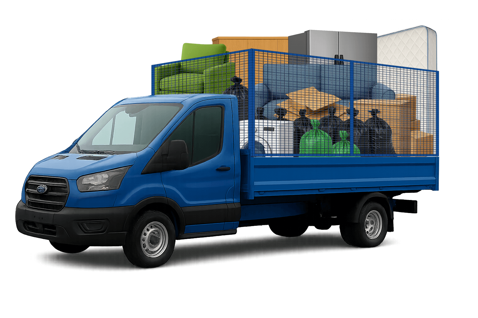 an example of extra large load man and van waste removal service in london