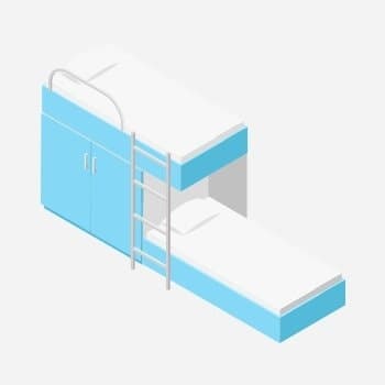 an example of bunkbed removal