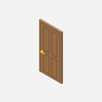 old internal wooden door (7755852906662)