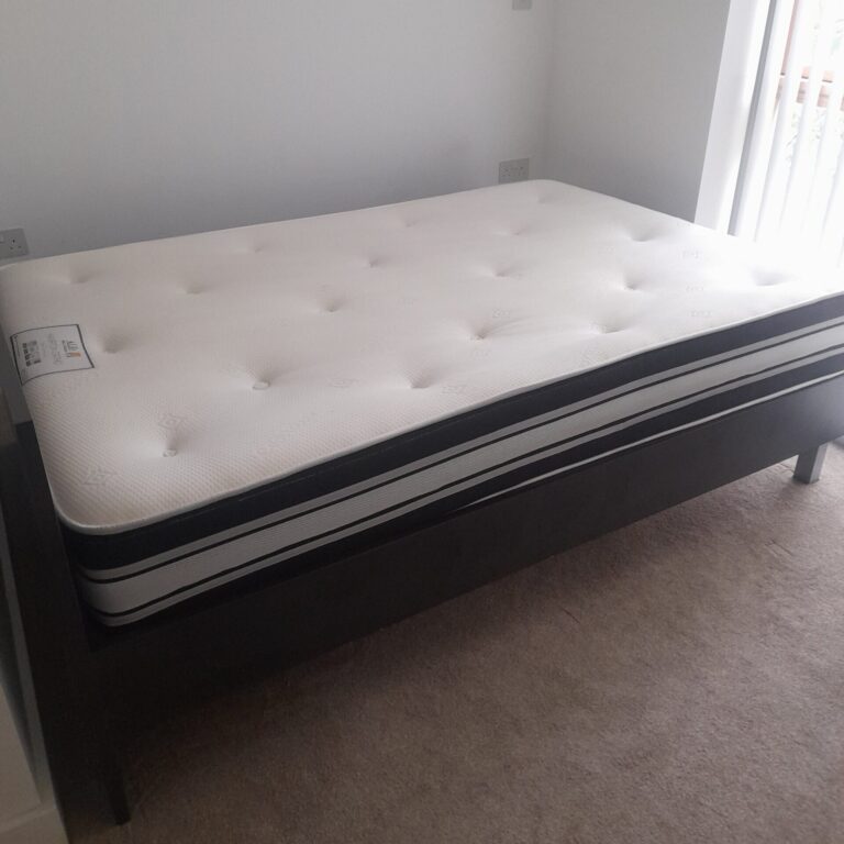 picture of an old mattress and bedfor rubbish removal