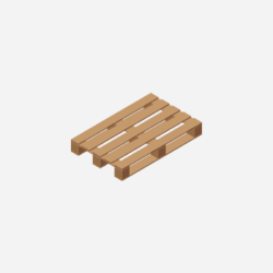 an image of an old pallet for recycling